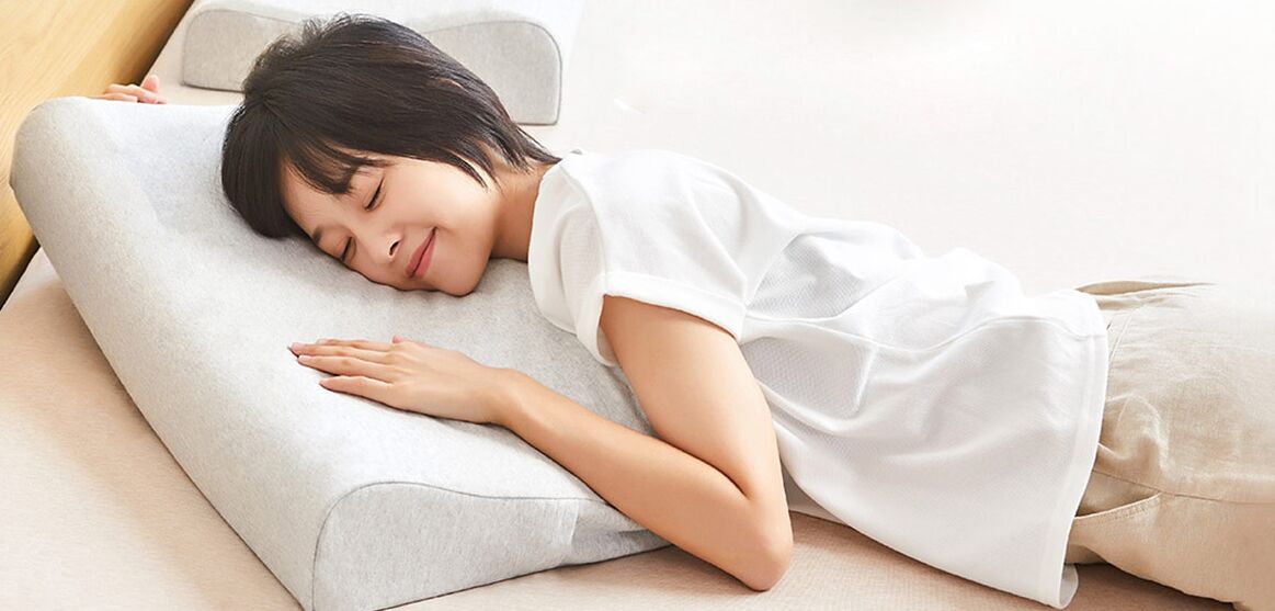 Подушка Сяоми Mijia Natural Latex Neck Breathable Pillow