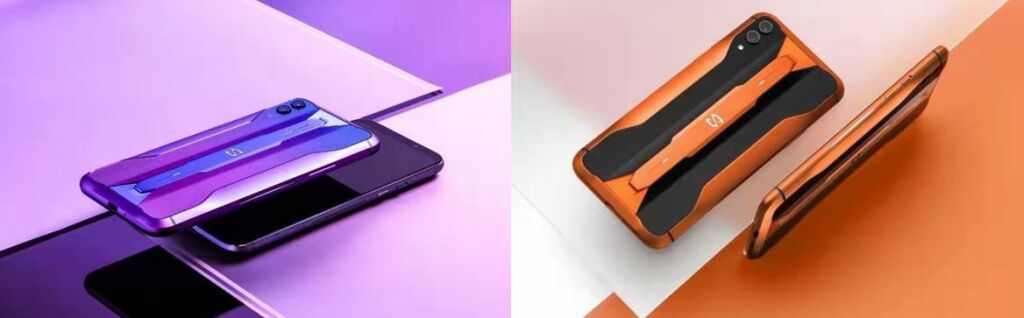 Фиолетовая и оранжевая расцветки Black Shark 2 Pro