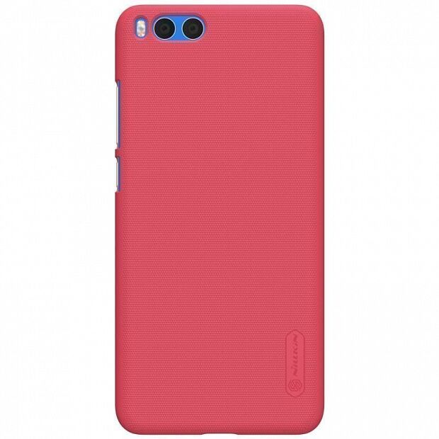 Чехол для Xiaomi Mi Note 3 Nillkin Super Frosted Shield (Red/Красный) - 5