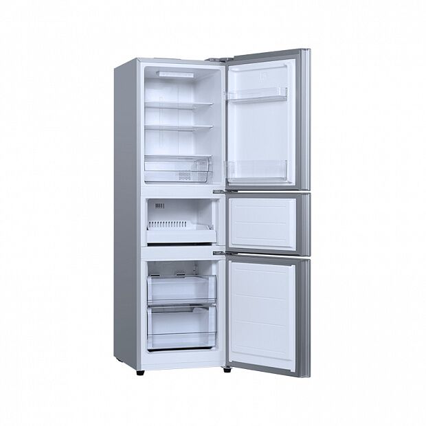 Холодильник Mijia Air-Cooled Three-Door Refrigerator 210L (Grey/Серый) - 3