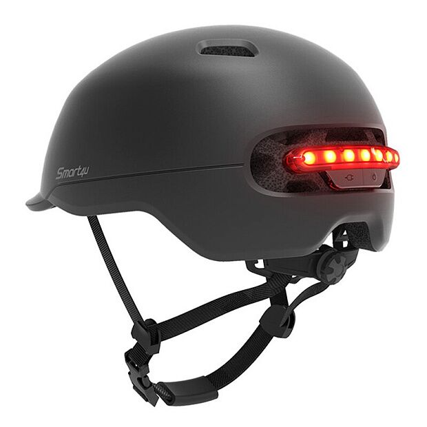 Умный шлем Smart4u City Light Riding Smart Helmet Размер L (Black/Черный) - 4