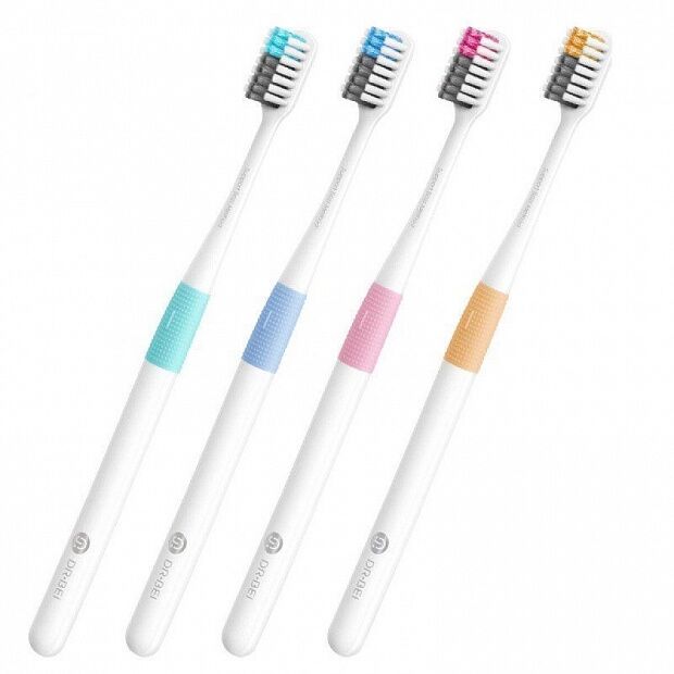 Набор зубных щеток DR.BEI Bass Method Toothbrush (4 шт.) ( боксы) - 1