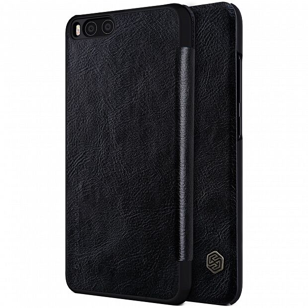 Чехол для Xiaomi Mi 6 Nillkin QIN Leather Case (Black/Черный) 