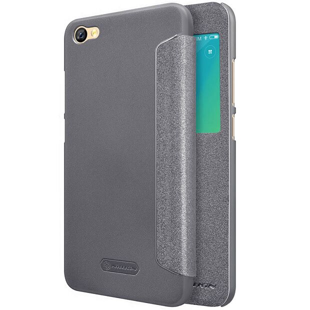 Чехол для Xiaomi Redmi Note 5A Nillkin Sparkle Leather Case (Black/Черный) - 2