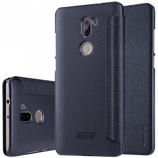 Чехол для Xiaomi Mi 5S Plus Nillkin Sparkle Leather Case (Black/Черный) 