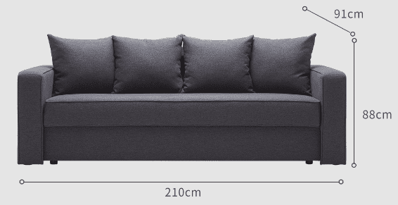 Диван Yang Zi Storage Sofa (Grey/Серый) - 2