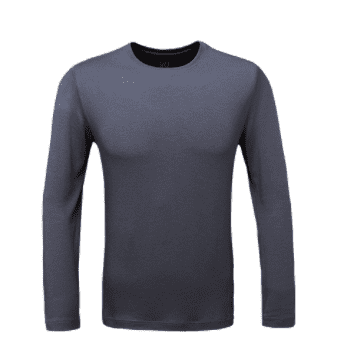 Футболка с длинным рукавом 90 Points Long-Sleeved Shirt (Gray/Серый) 