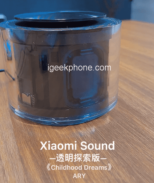 Внешний вид Xiaomi Sound Transparent Discovery Edition