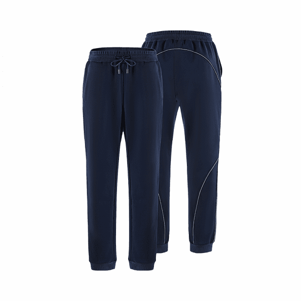 Спортивные штаны Yuski Plus Velvet Fashion Reflective Pants (Blue/Синий) 