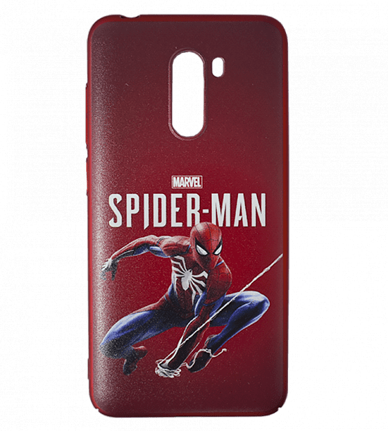 Защитный чехол для Pocophone F1 Spider-Man Marvel (Red/Красный) : отзывы и обзоры - 3